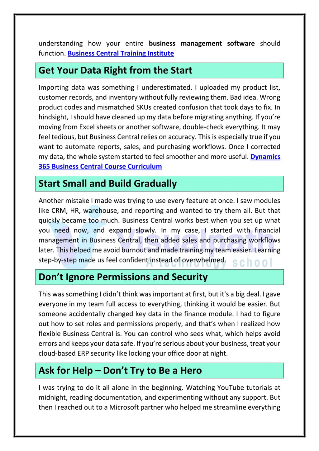 understanding how your entire business management