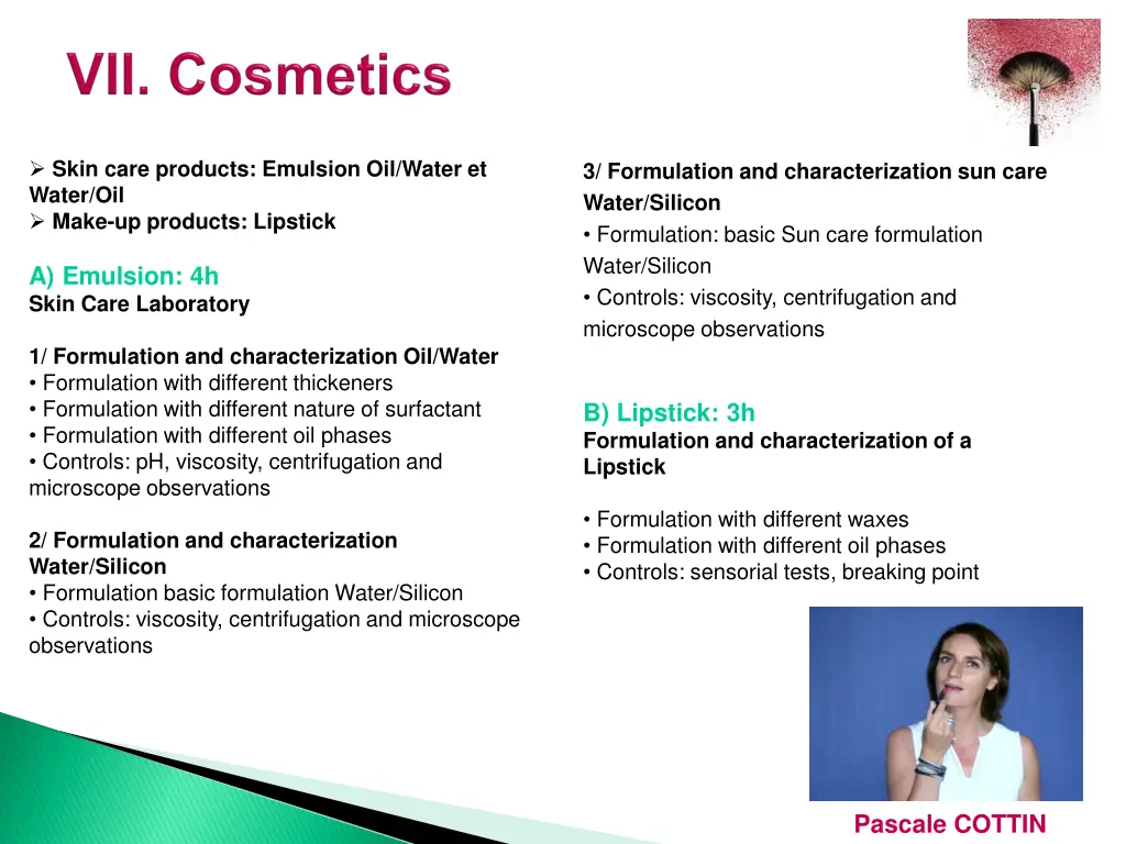 skin care products emulsion oil water et water