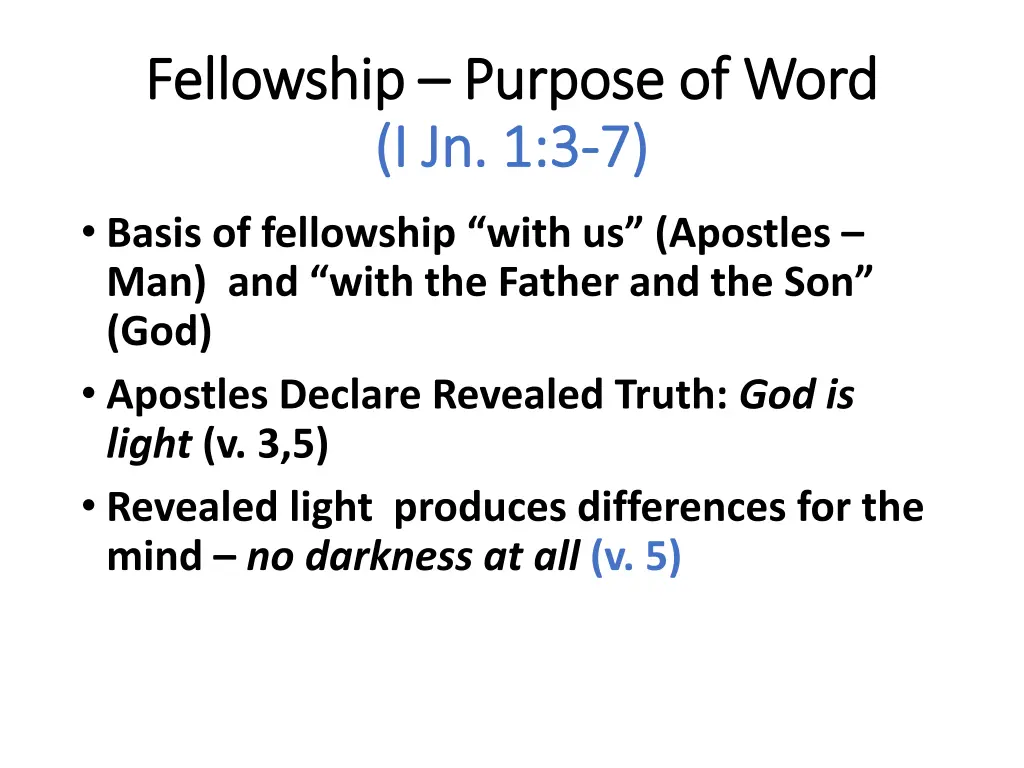 fellowship fellowship purpose of word purpose 2