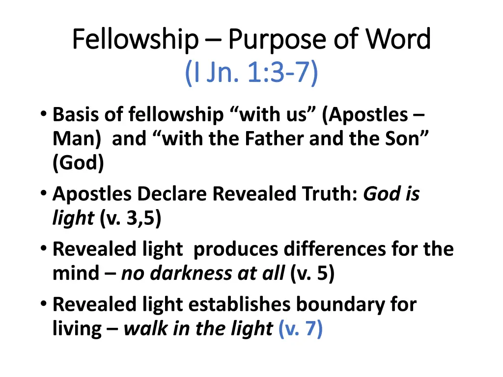 fellowship fellowship purpose of word purpose 3