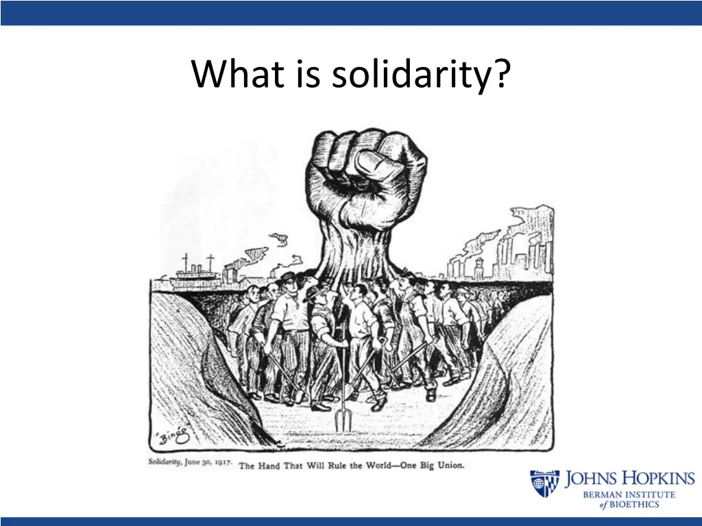 what is solidarity