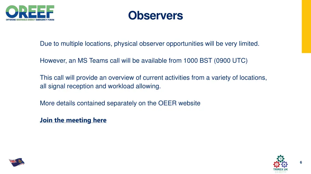 observers