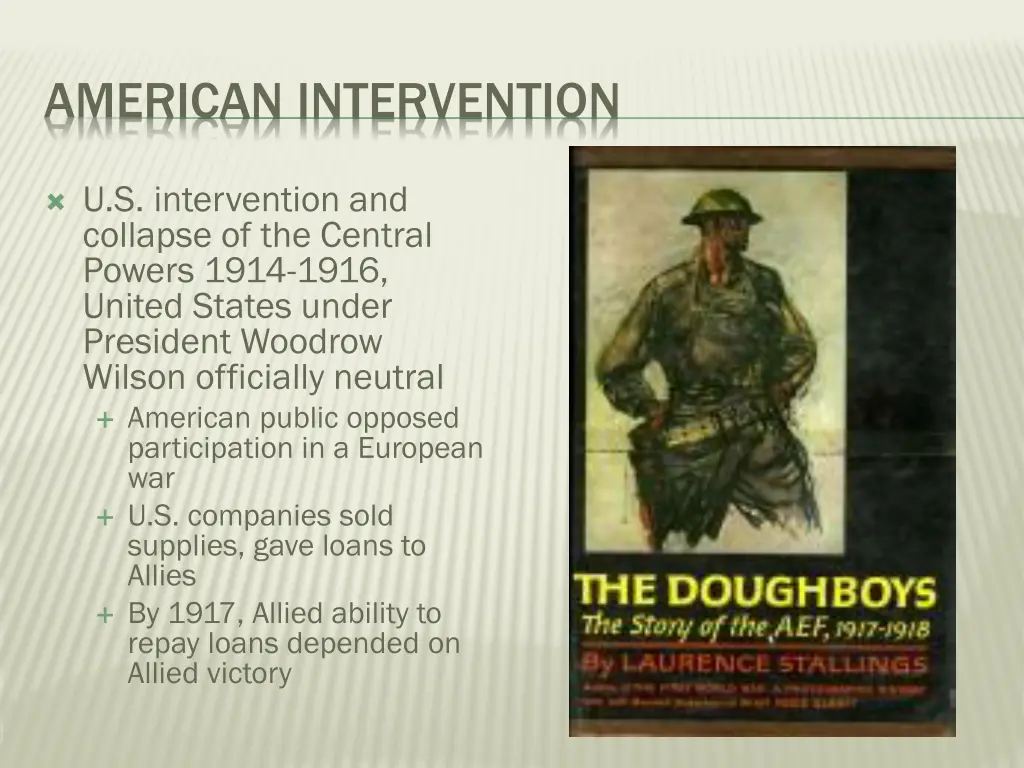 american intervention