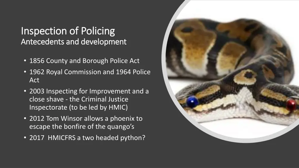 inspection of policing inspection of policing