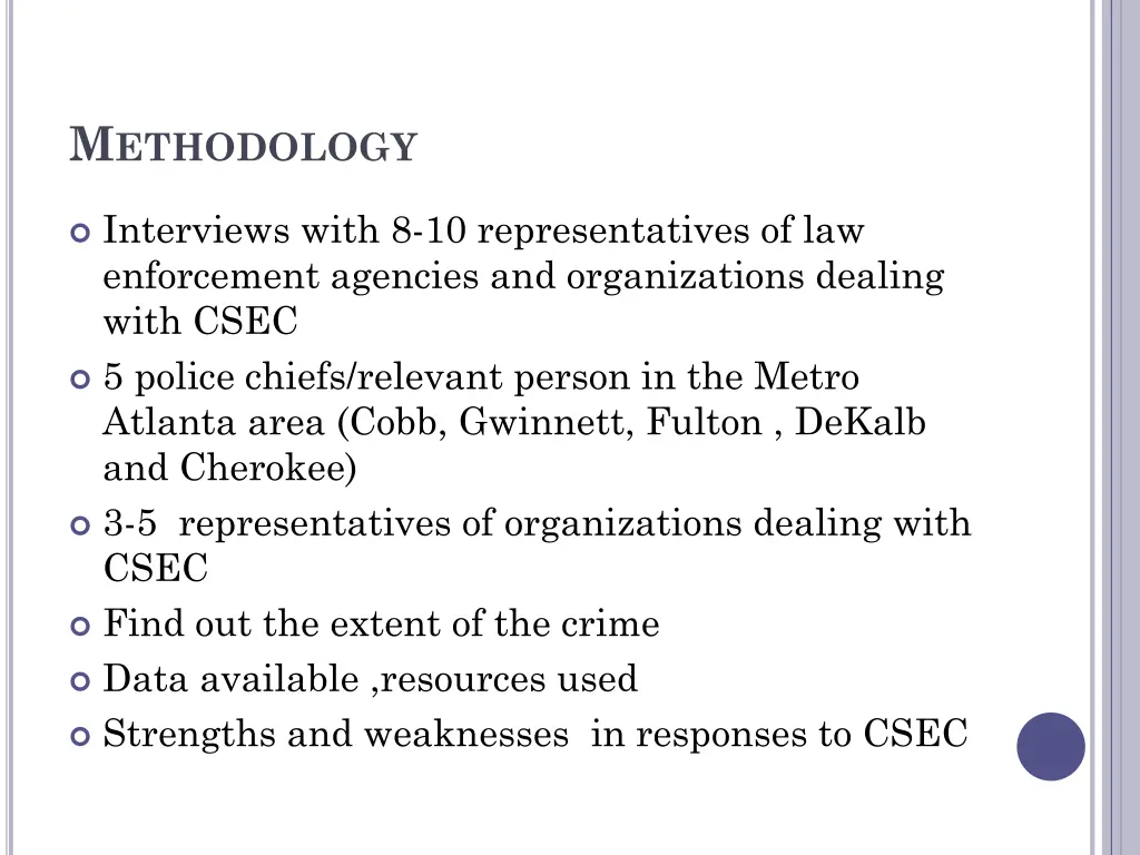 m ethodology 1