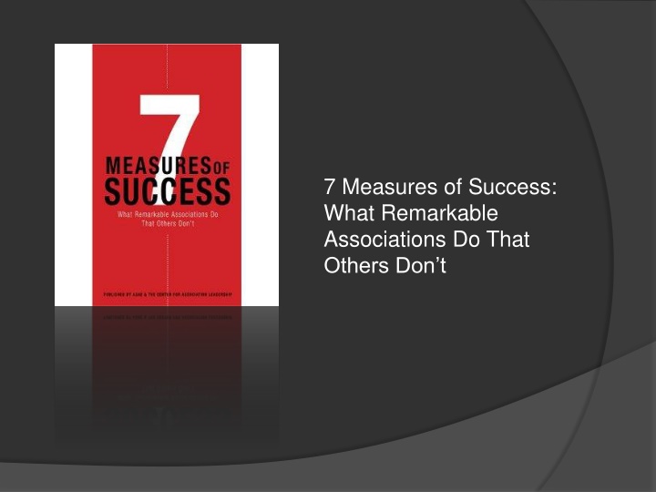 7 measures of success what remarkable