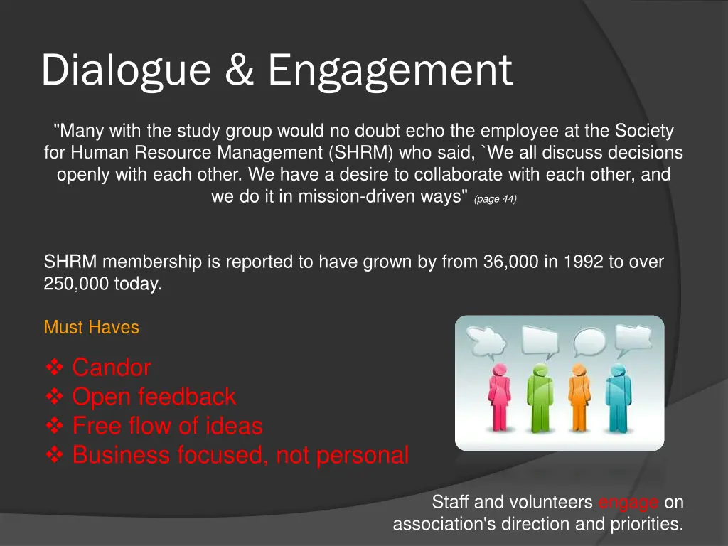 dialogue engagement