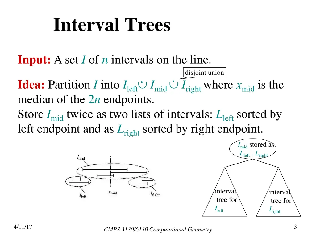 interval trees