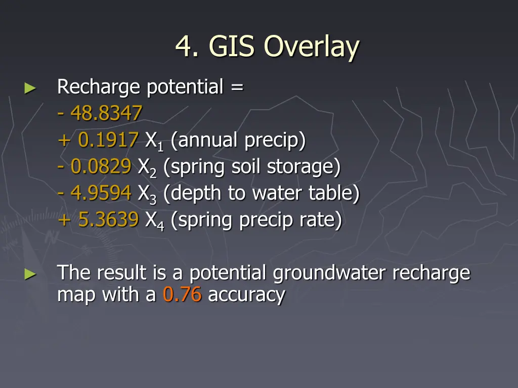 4 gis overlay 4