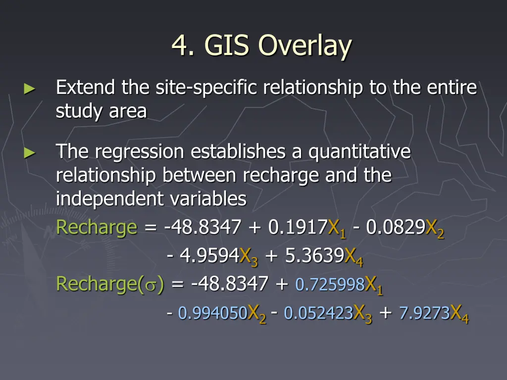 4 gis overlay