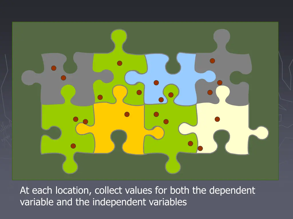 at each location collect values for both