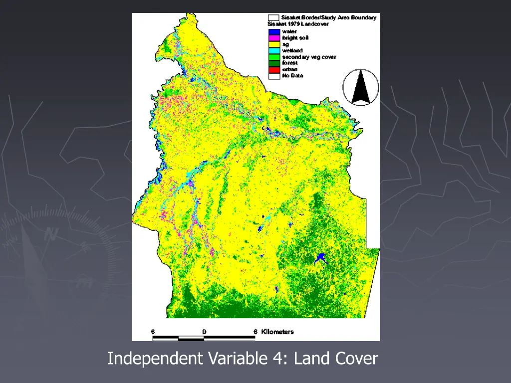 independent variable 4 land cover