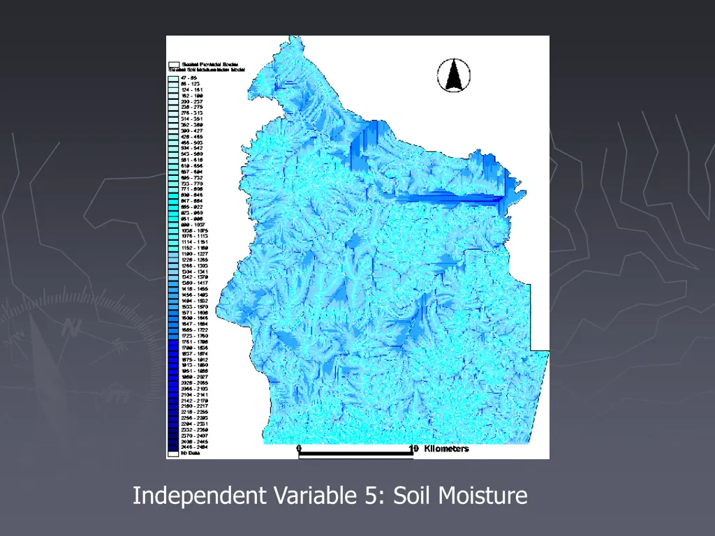 independent variable 5 soil moisture