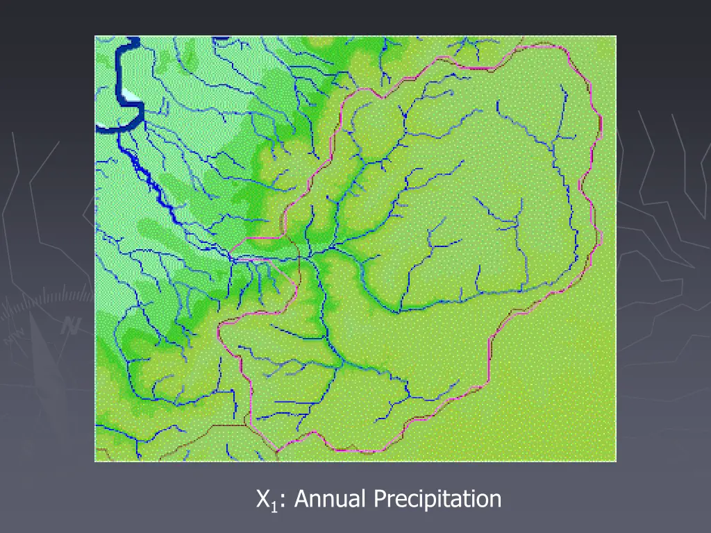 x 1 annual precipitation