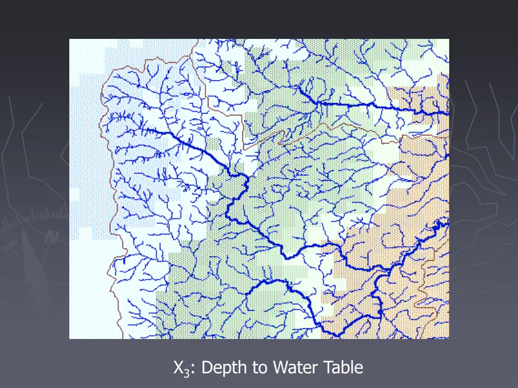 x 3 depth to water table