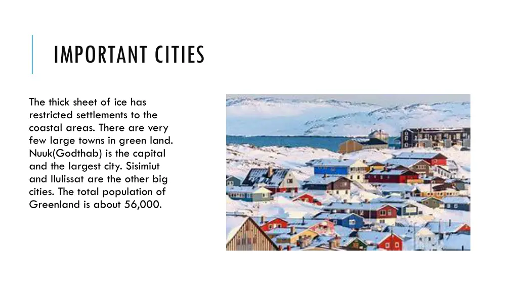 important cities