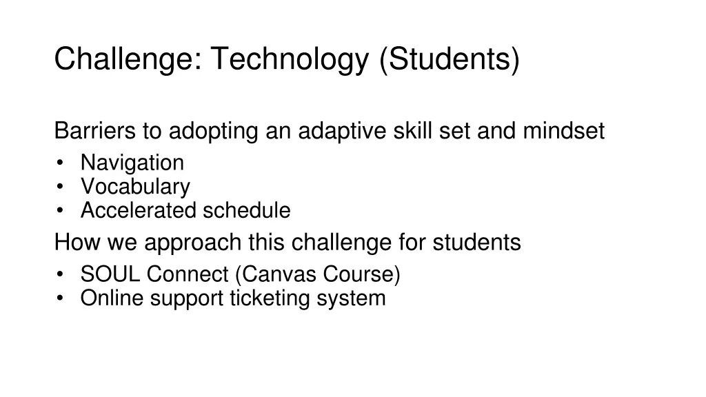 challenge technology students