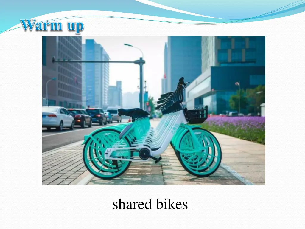 shared bikes