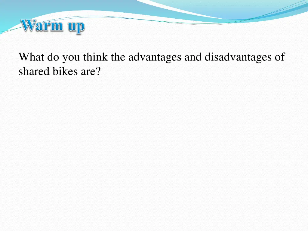 what do you think the advantages