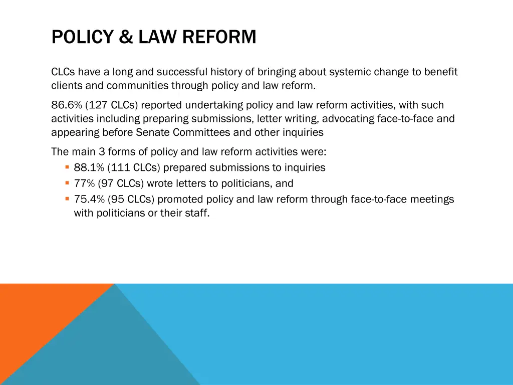 policy law reform
