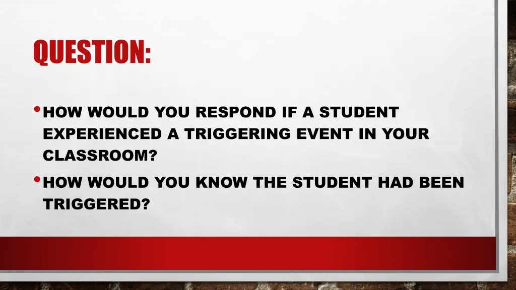 question