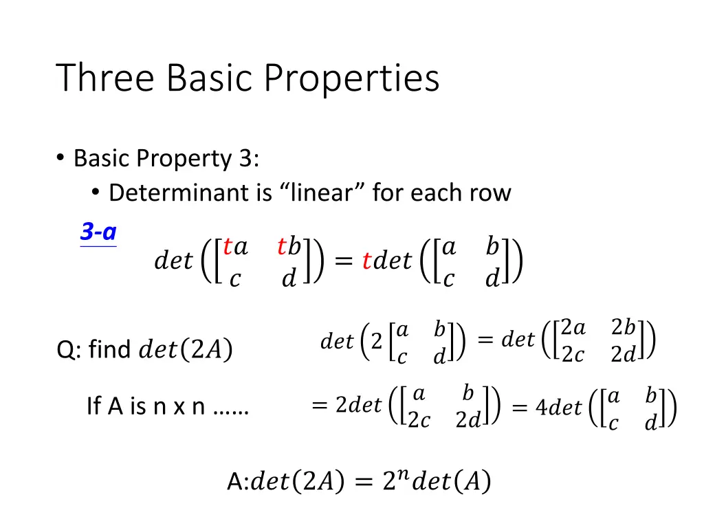 three basic properties 5
