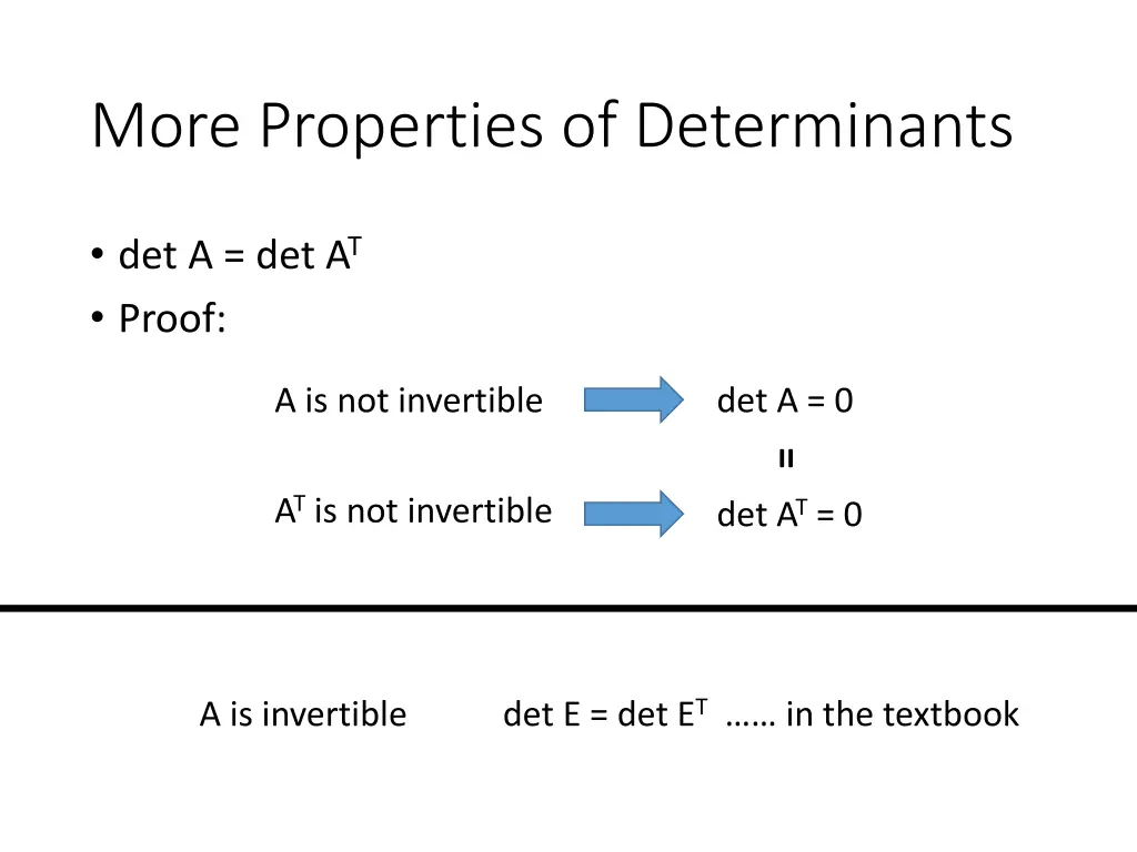 more properties of determinants 4