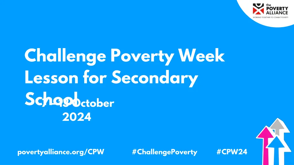 challenge poverty week lesson for secondary