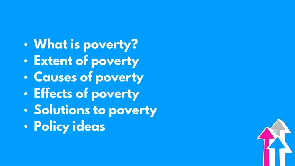 what is poverty extent of poverty causes