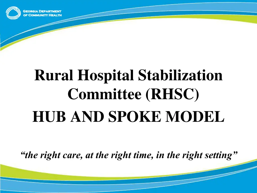 rural hospital stabilization 1