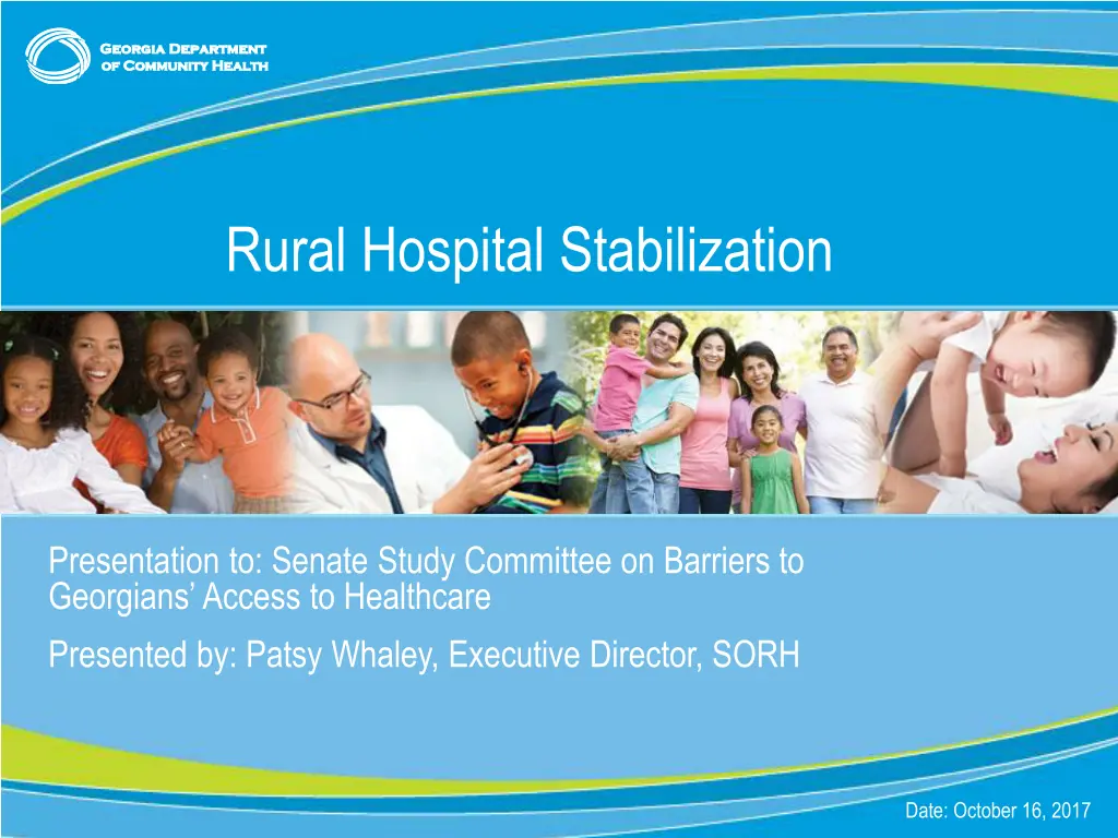 rural hospital stabilization