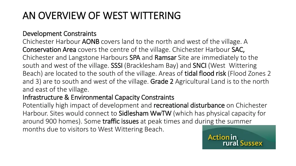 an overview of west wittering an overview of west 2