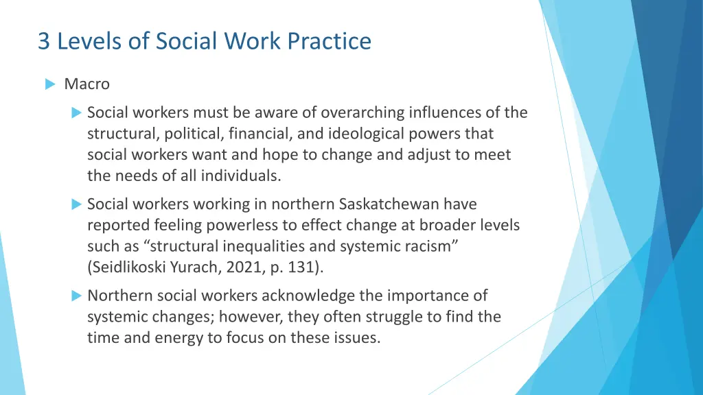 3 levels of social work practice 2