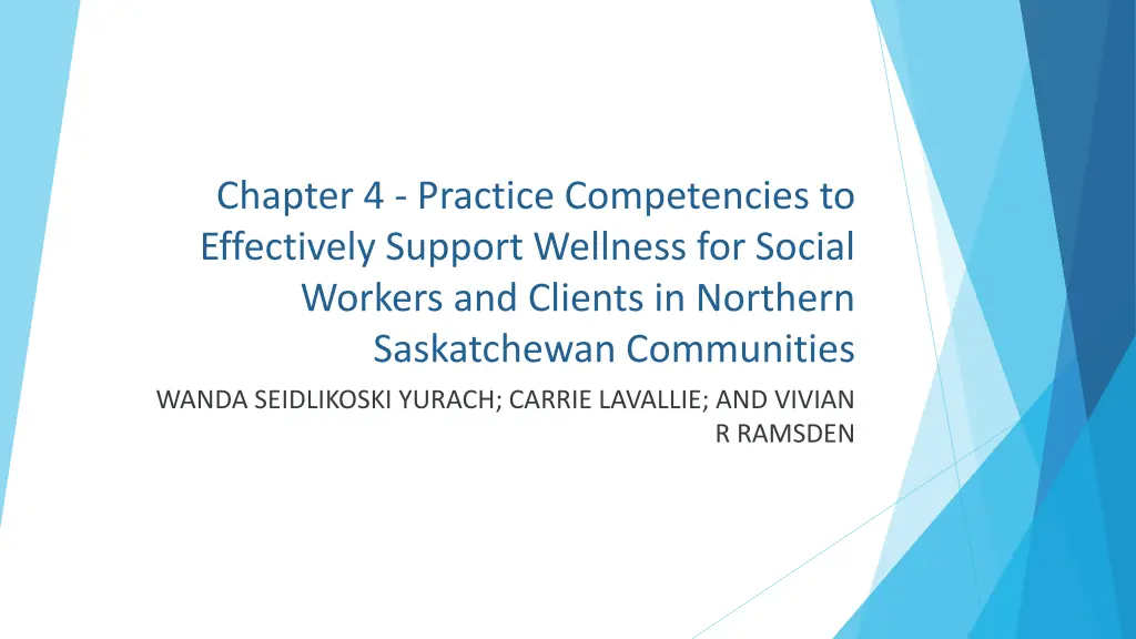chapter 4 practice competencies to effectively