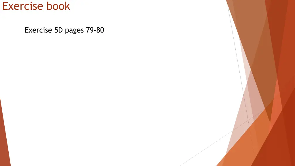 exercise book 3