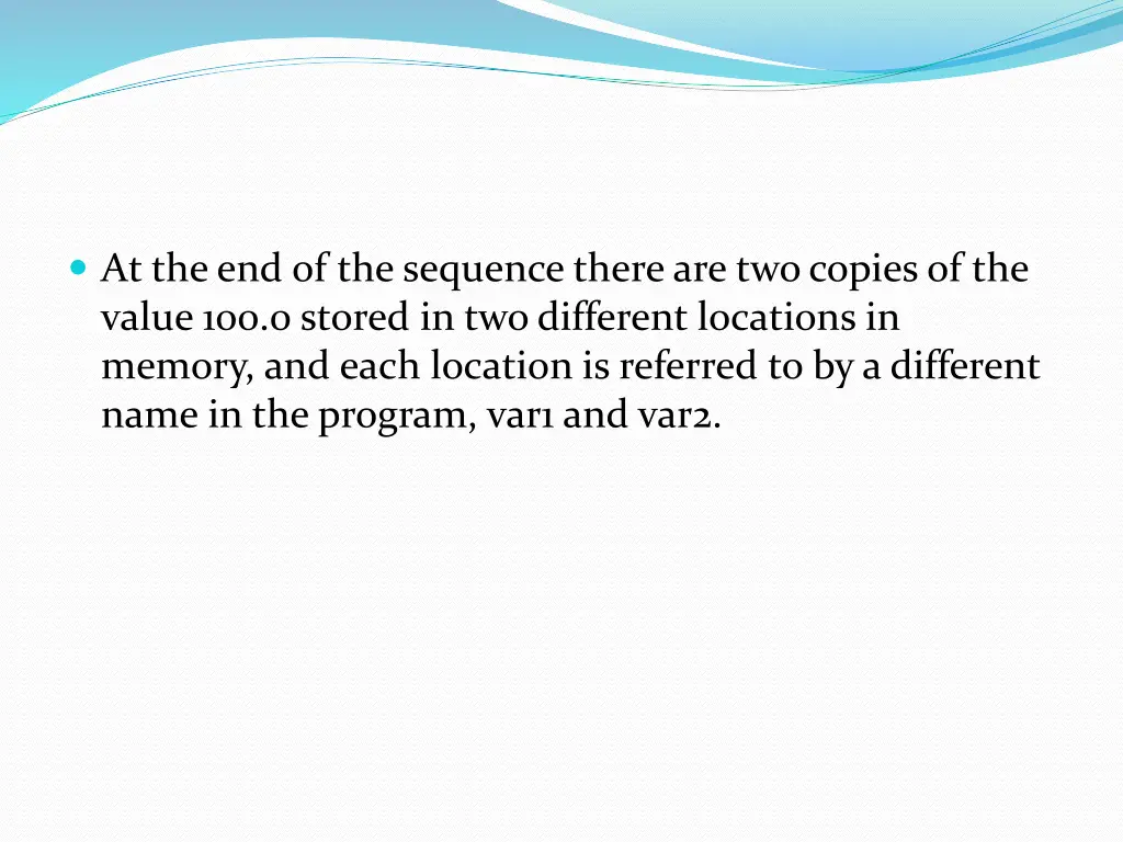 at the end of the sequence there are two copies