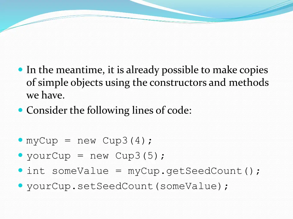in the meantime it is already possible to make