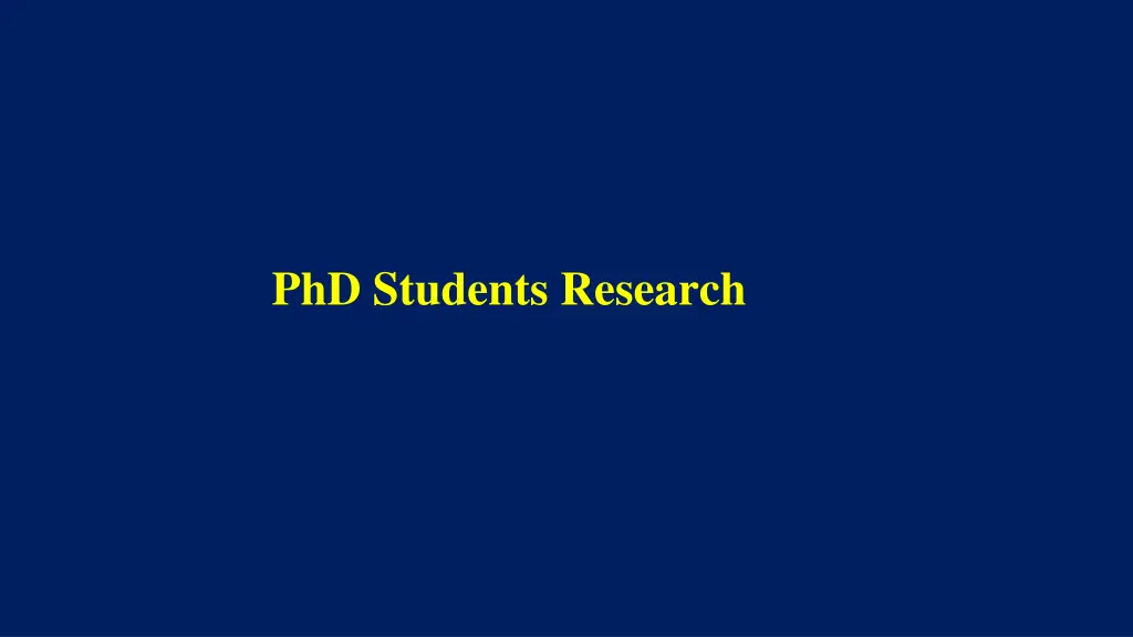phd students research