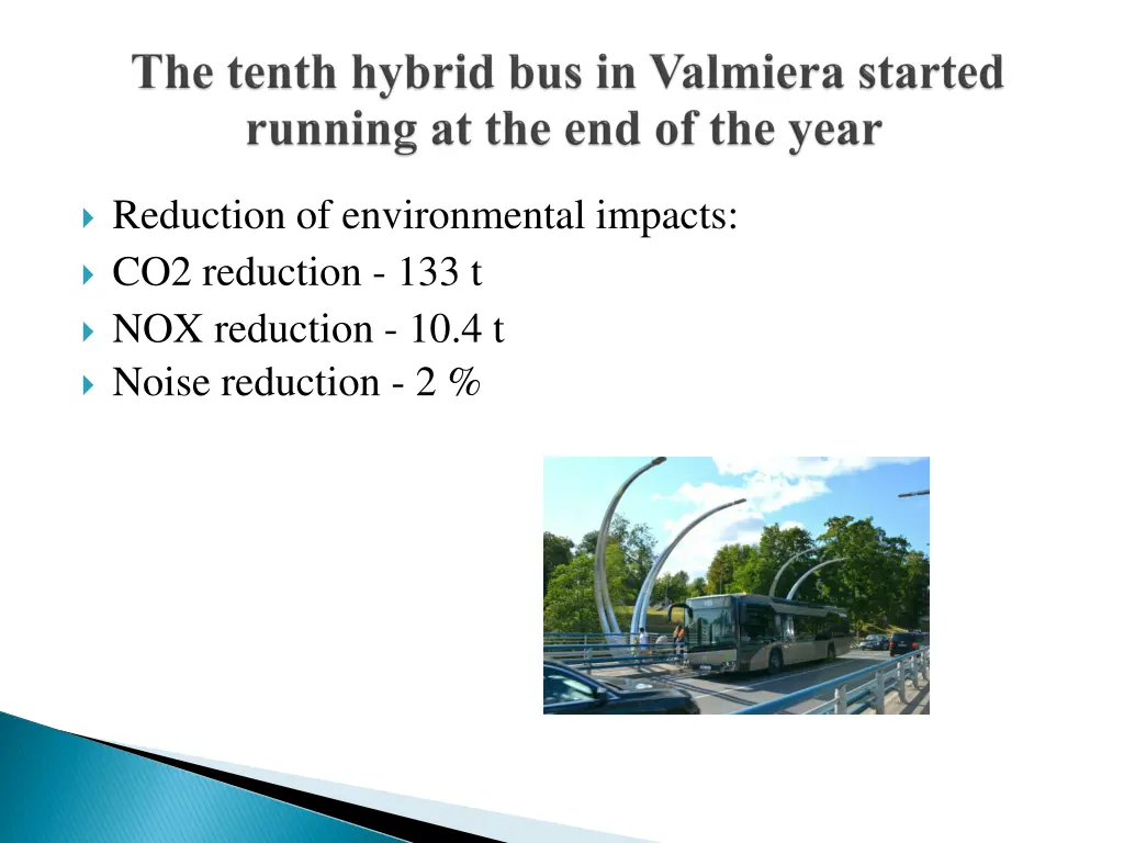 reduction of environmental impacts co2 reduction