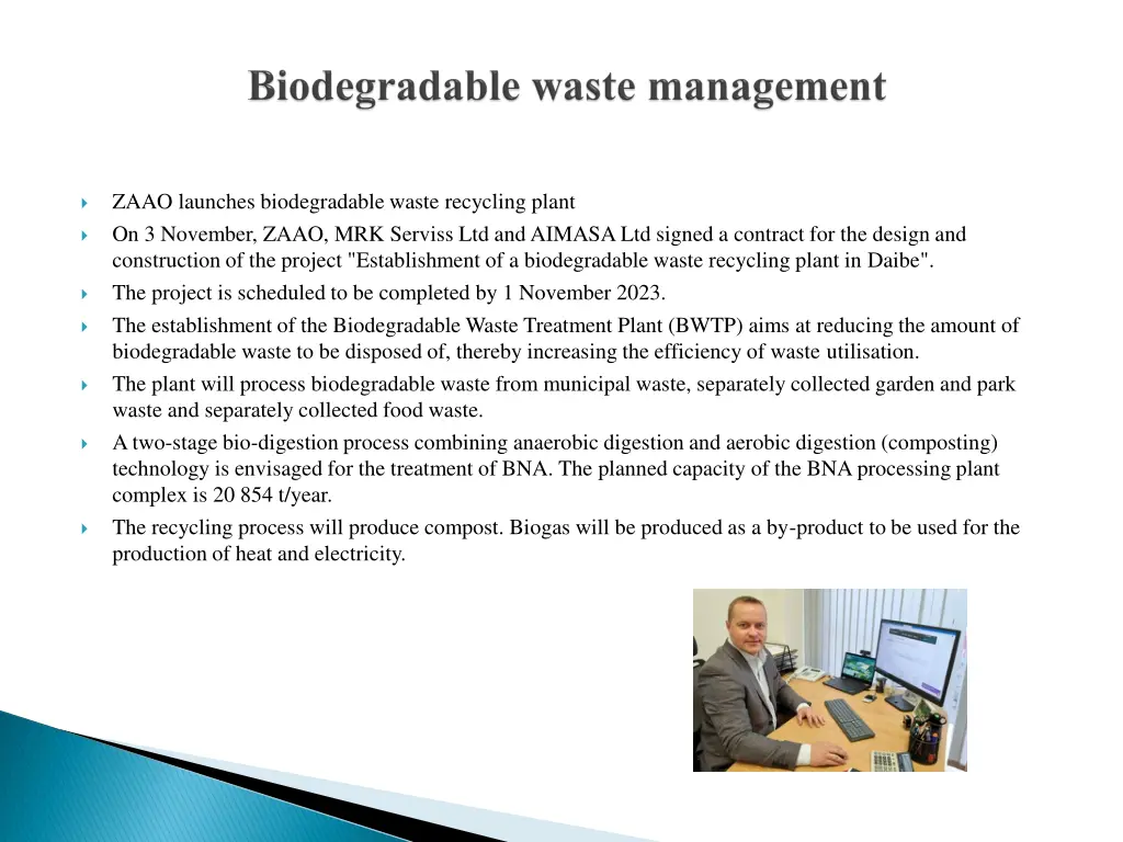 zaao launches biodegradable waste recycling plant