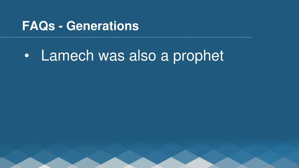 faqs generations 4