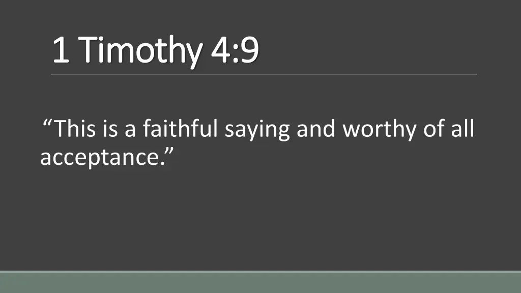 1 timothy 4 9 1 timothy 4 9
