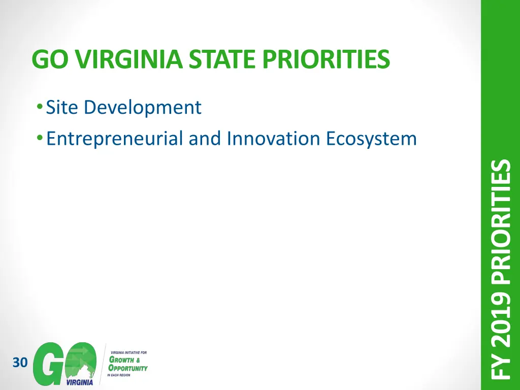 go virginia state priorities