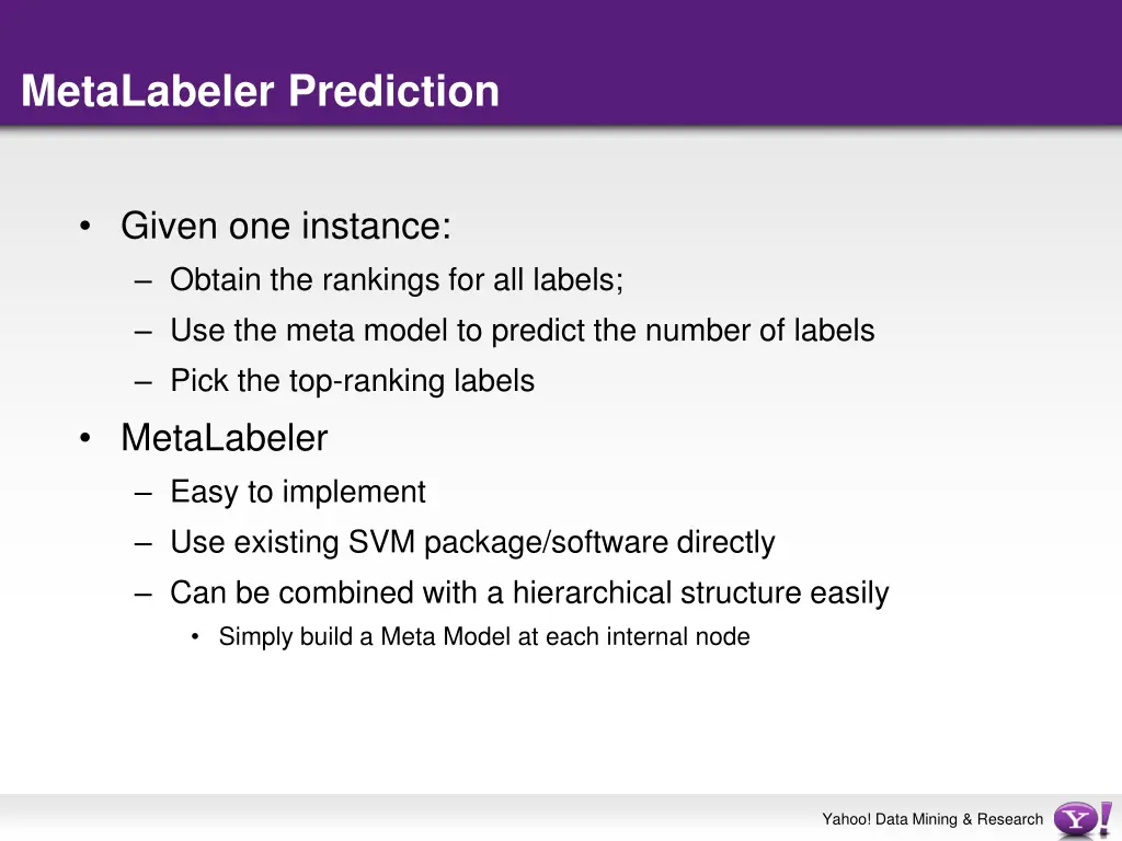 metalabeler prediction