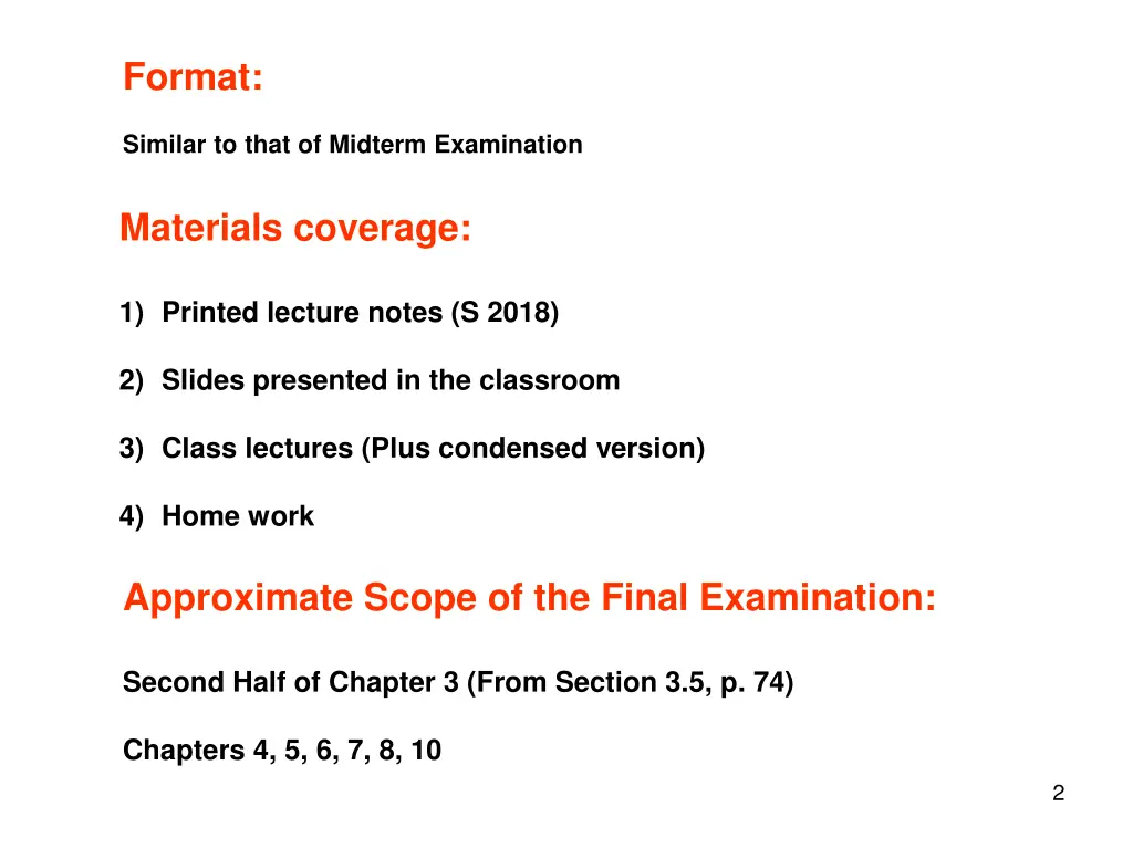 format