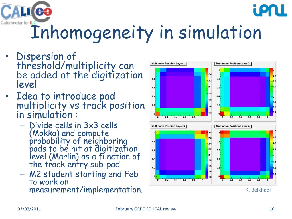 inhomogeneity in simulation