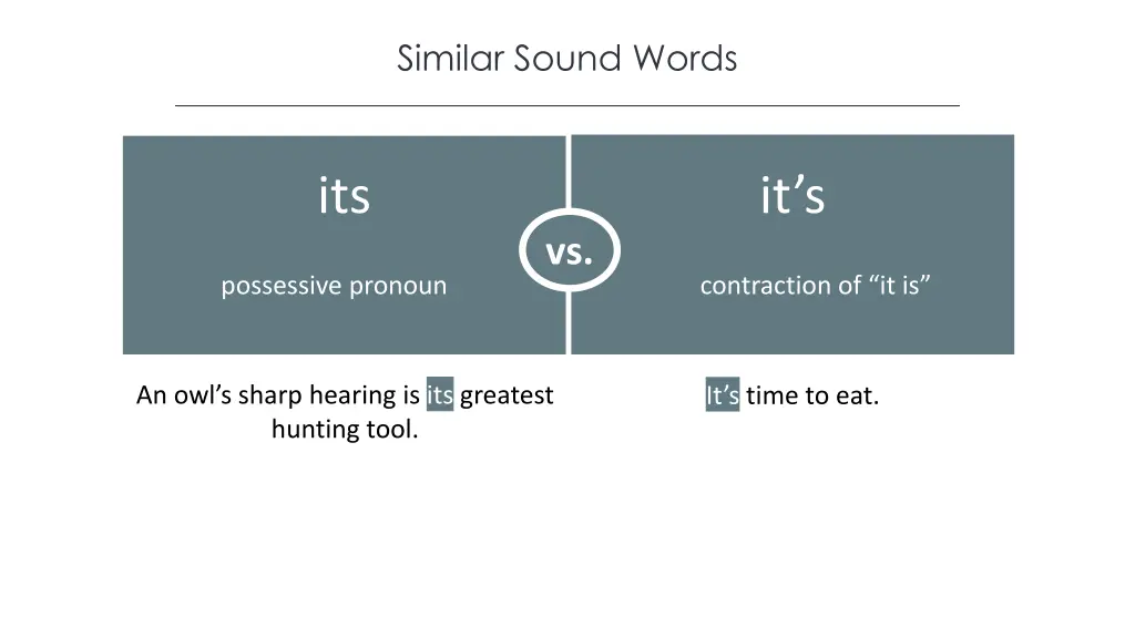 similar sound words 4