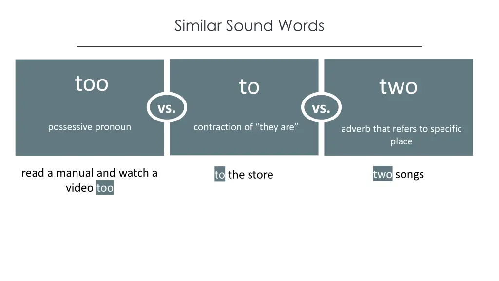similar sound words 9