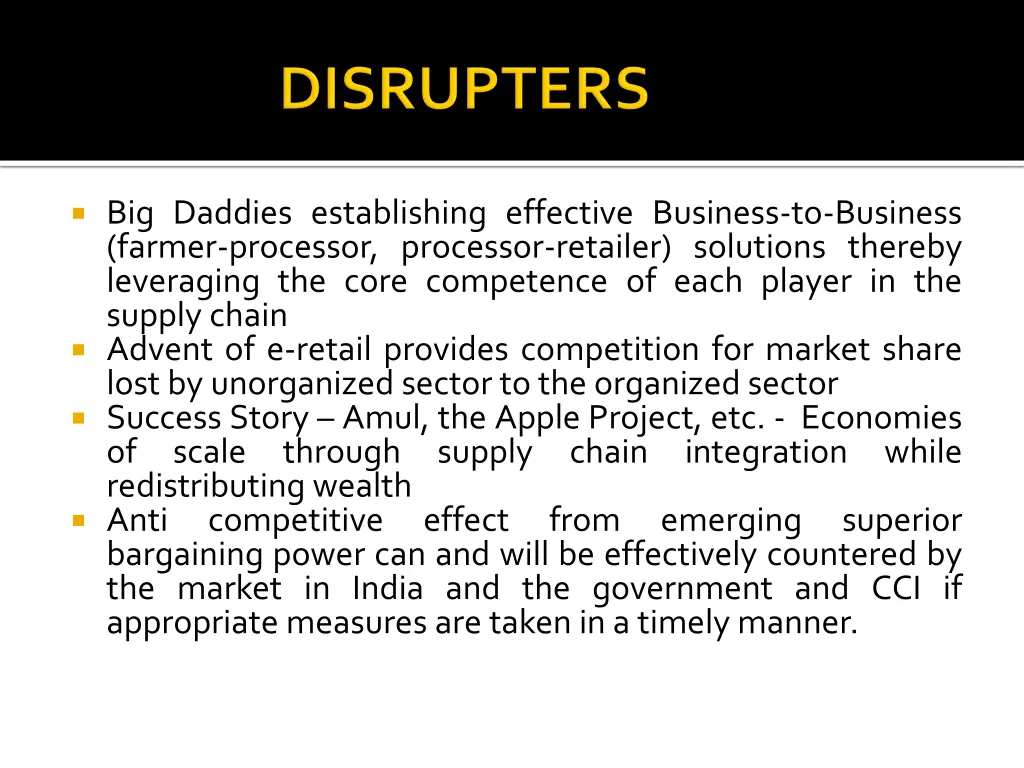 big daddies establishing effective business