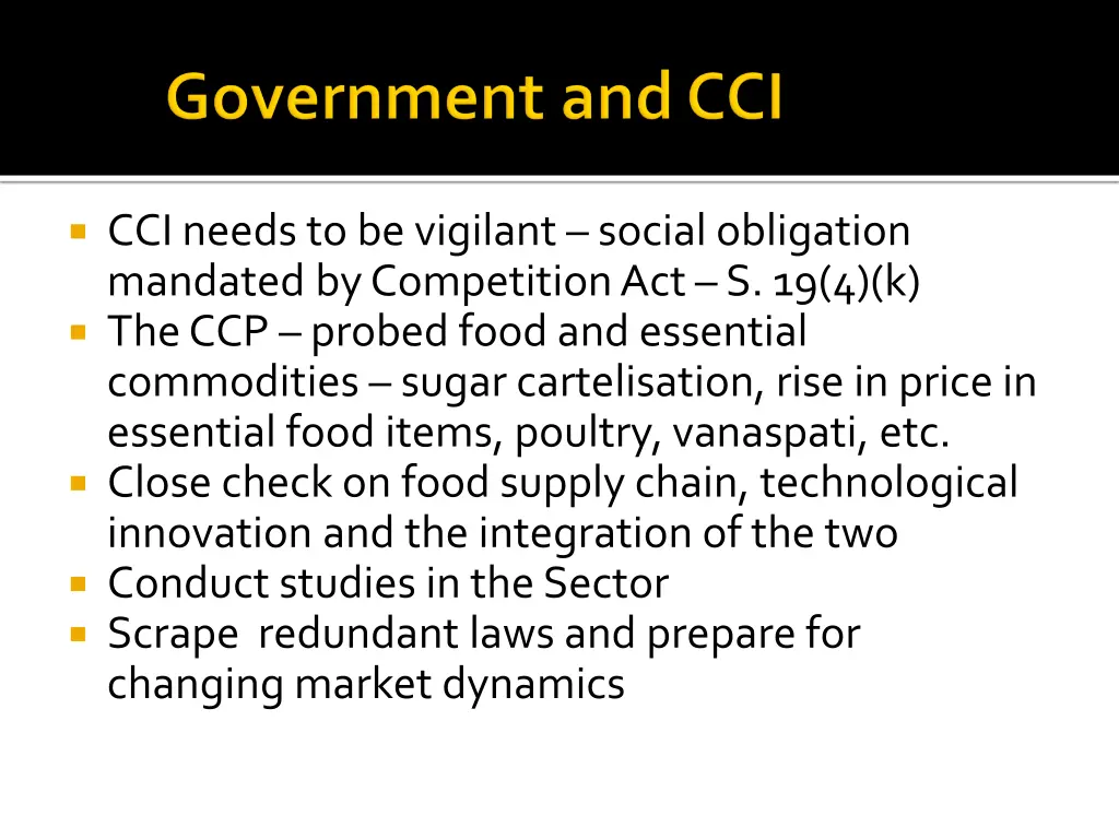 cci needs to be vigilant social obligation